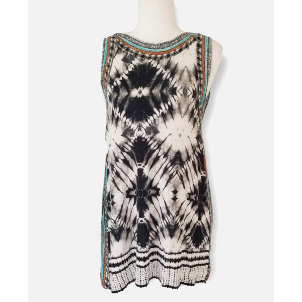 Rose & Olive Tie dye print Sleeveless Top - Size M